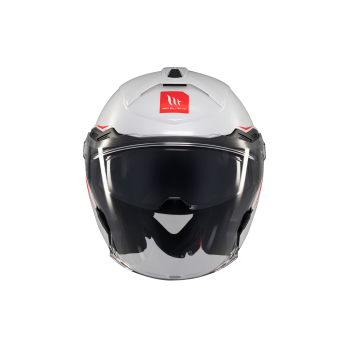 Casco moto MT Cosmo SV Solid Negro