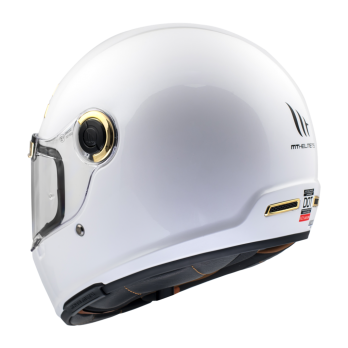 Casco moto MT Jarama Solid Blanco