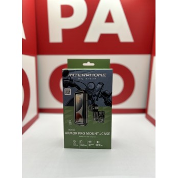 Funda moto rígida universal + soporte para móviles