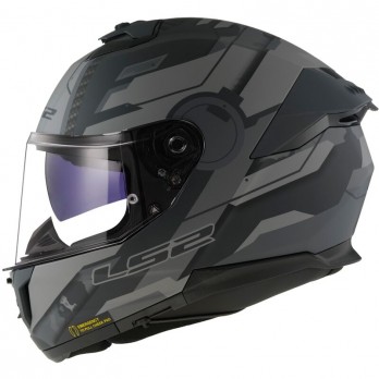 Casco integral LS2 STREAM II Titanium Grey
