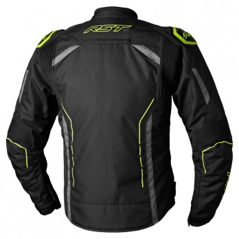 Chaqueta Textil RST S-1 Negro/Yellow Man