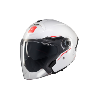 Casco MT Helmets Cosmo SV Solid A0 Blanco