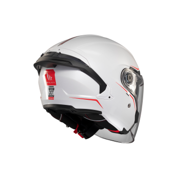 Casco MT Helmets Cosmo SV Solid A0 Blanco