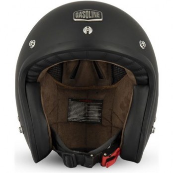 Casco moto Jet Race Gasoline S250 Black Matt