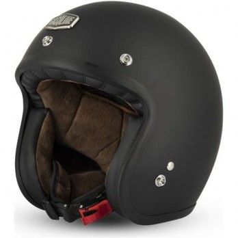 Casco moto Jet Race Gasoline S250 Black Matt